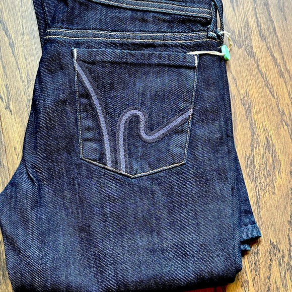 Citizens Of Humanity Ava Jeans Size 28 Low Rise Classic Straight Leg Dark Wash - Picture 15 of 16
